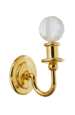 Wandlampe Mini, ca.2,2cm gold, Set 2 St.