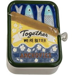 Aufbewahrungsdose Box Sardines Dolomite Blue 15x12,7x5cm