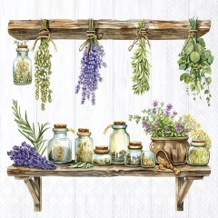 Serviette Herb kitchen 33x33cm