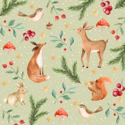 Serviette Atelier 33x33cm Atelier Winternight