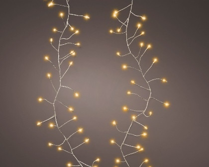 Micro LED Compact Beleuchtung silber/klassisch warm Indoor 120cm 100L