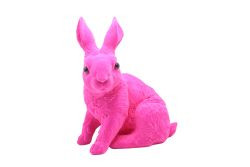 Dekofigur Hase pink 30cm