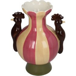 Vase Vogel Dolomite multi 16,5x13,3x22cm