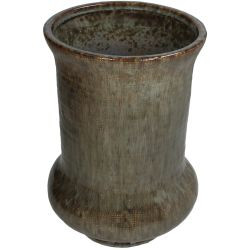 Vase Steingut grün 21x21x29cm