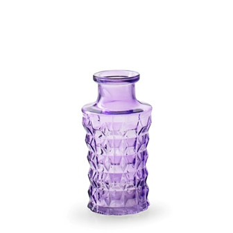 Vase Glas lila 13x7cm