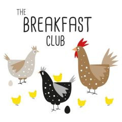 Serviette Breakfast Club 33x33cm