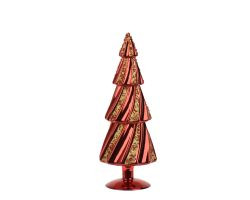 Baum orange Glas 31,5x12cm