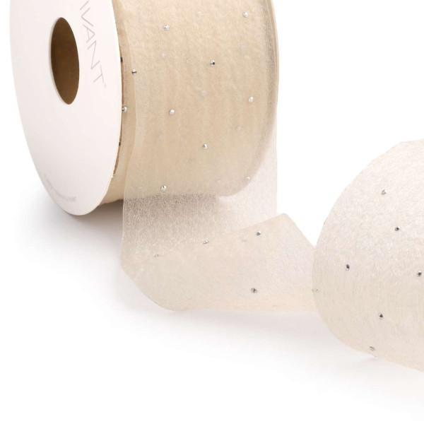 Band ORGANZA CARAT 50mmx20m creme