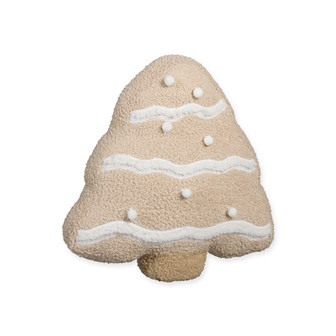 Kissen Baum natur/weiß 34x32cm