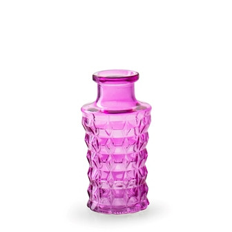 Vase Glas fuchsia 13x7cm