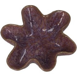 Schale Steingut pink 15,2x13x3,2cm