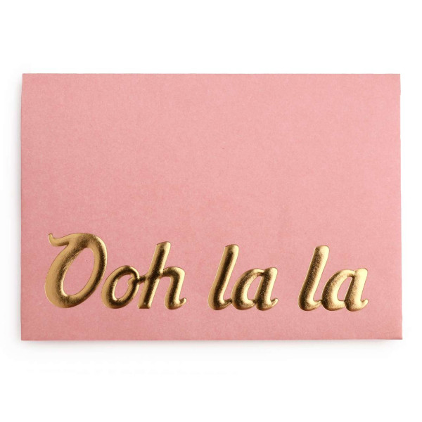 Umschlag OOH LA LA 9x12,5cm *FSC pink