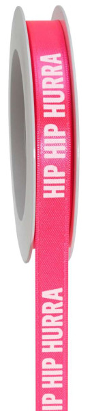 Band Hip Hip Hurra 15mmx18m neon-pink