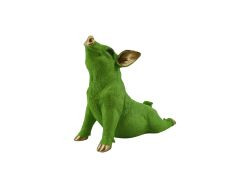 Figur Schweinchen grün 25cm