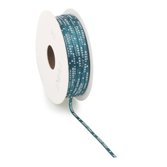 Band SMALL XMAS 3mmx50m Fb.48 stahlblau/petrol