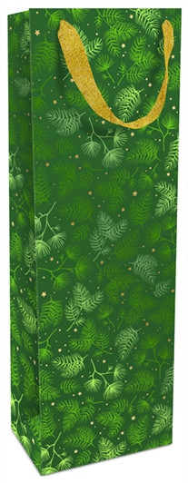 Geschenktasche 12x36x8cm X-mas Twigs forest