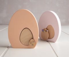 Ostereier Furnierholz 2-8cm Stärke 1mm SB-Btl. 18Stück