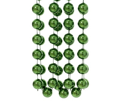 Perlenkette piniengrün 2x270cm