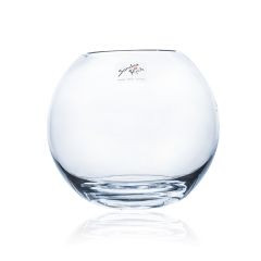 Vase Globe Glas klar 14x15,5cm