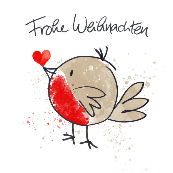 Serviette Atelier 33x33cm Big Robin