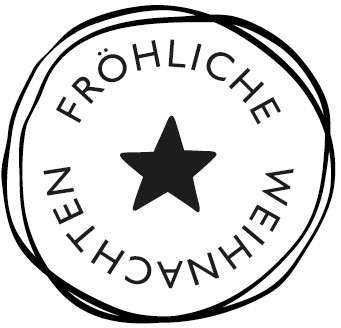 Stempel Fröhliche Weihnachten 3cm ø