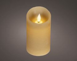 LED Kerze gold indoor 13,5x7,5cm