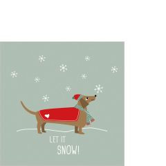 Serviette Winter Story 25x25cm