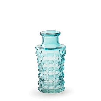 Vase Glas petrol 13x7cm