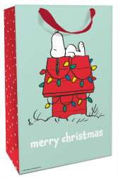 Tasche 24x36x13cm matt Snoopy X-mas Home