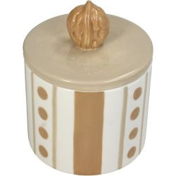 Aufbewahrungsdose Box Walnut Dolomite braun 11x11x14,4cm