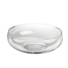 Schale rund Glas klar 9x26cm