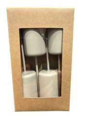 Kerzenstecker L10cm D2,3cm (Braune Fensterbox à 4 Stück)