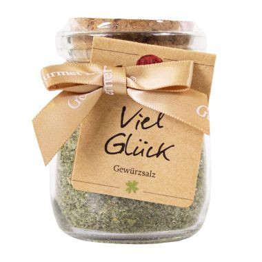 Salzglück Viel Glück "Lieblingskräuter Salz" 70g Glas