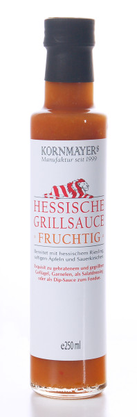 Grillsauce hessisch fruchtig 250 ml