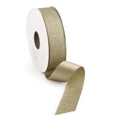 Band SATIN LUREX 15mx25mm taupe