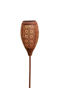 Fackel Solar Metall terra 1LED 78x10cm