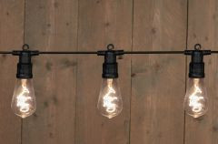 Lichterkette 10 Partylichter 5x8cm 10m