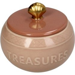 Aufbewahrungsdose Box Treasures Dolomite pink 10x10x8,5cm