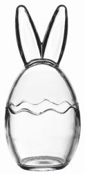 Dose Glas mit Hasenohren 26cm