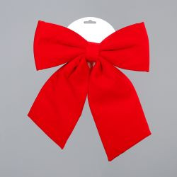 Schleife Samt rot 34cm