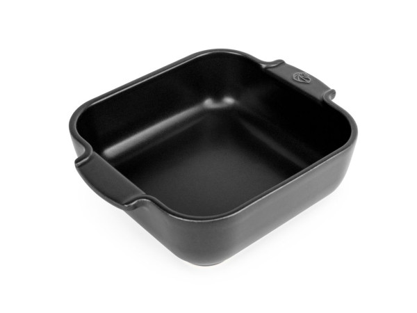 Auflaufform Appolia quadratisch 21cm satinschwarz