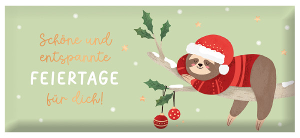 Schoko 30g Weihnachten Feiertage Goldveredelung