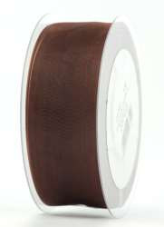 Band Organza kastanie 40mmx50m