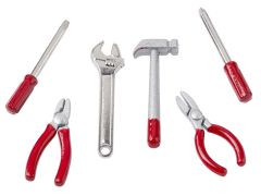 Werkzeug Set Mini ca.2cm 6St.