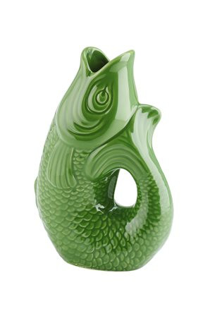 Vase/Karaffe Fisch Steingut green bay 1,2L 16,5x25,2x9,7cm