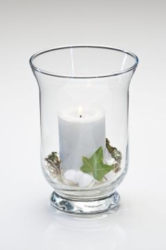 Vase Glas klar 19x13,5cm