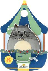 Ausstechform Katze 5cm auf Cardbord Edelstahl