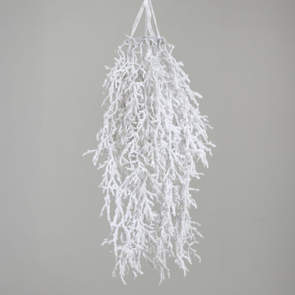 Deko Ast Hänger weiß 60cm