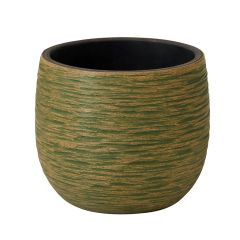 Topf Juva Zement Vintage-Gold 17x21cm