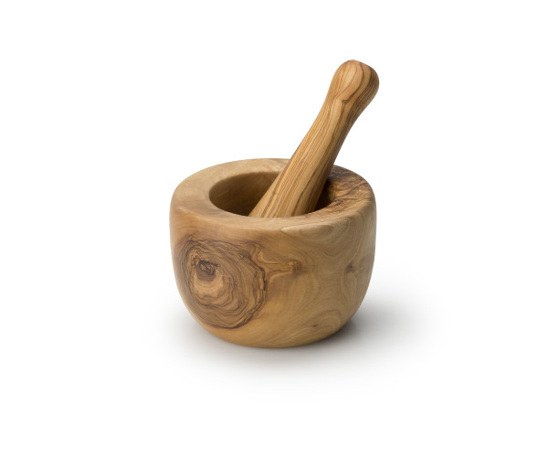 Mörser Olivenholz Durchmesser 14cm